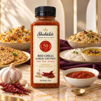 Shahida's Kitchen Red Chilli & Garlic Chutney, 250g bottle