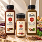 Shahida's Kitchen Starter Bundle: Imli Chutney, Mint & Imli Chutney and Chaat Masala with whole spices